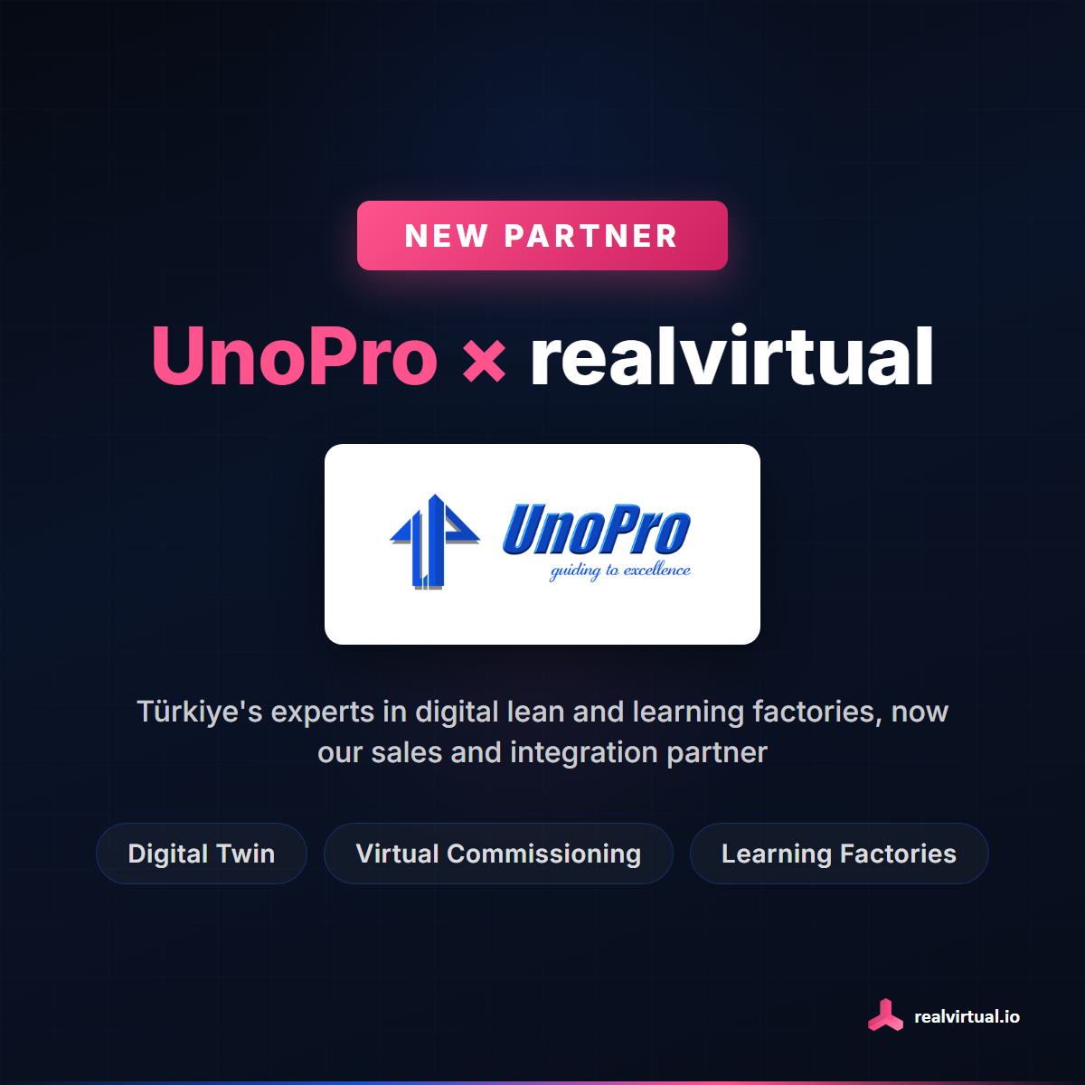 UnoPro Industrial Excellence — new sales and integration partner in Türkiye